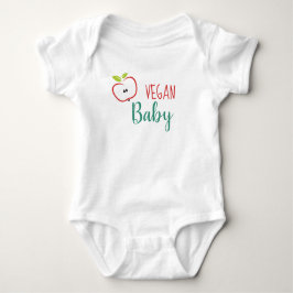 Body Para Bebê Vegan Baby Cute Apple