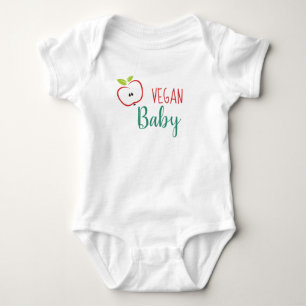 Body Para Bebê Vegan Baby Cute Apple