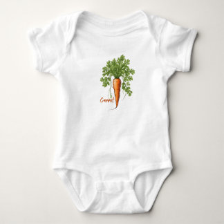 Body Para Bebê Veggies 19 cenouras, legumes, comida, jardineiro, 