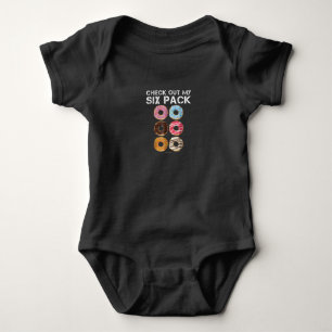 Body Para Bebê Veja Minha Rosquinha De Seis Pacotes - Engraçado G