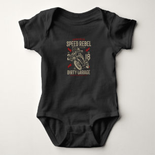 Body Para Bebê Velocidade Rebel