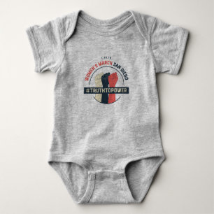 Body Para Bebê Verdade do jérsei do bebê ao poder