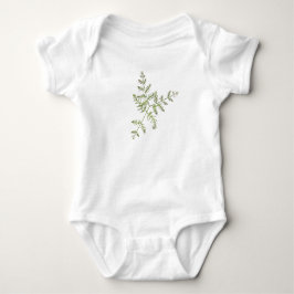 Body Para Bebê verde primavera