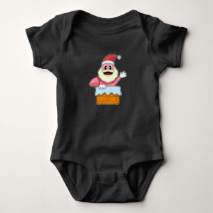 Body Para Bebê Verme Natal Papai Noel