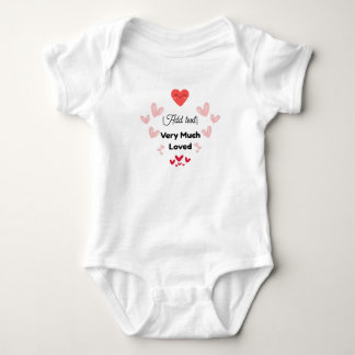 Body Para Bebê Very Much Loved - Cute Smiling Heart Affirmation