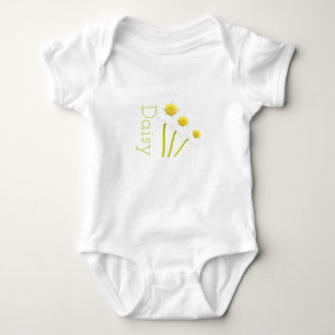 Body Para Bebê Veste Customisable das margaridas