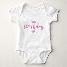 Body Para Bebê Vestido BIRTHDAY GIRL