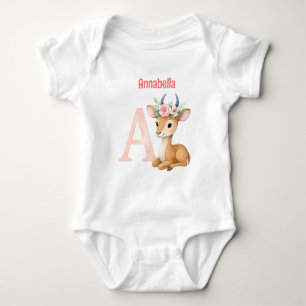 Body Para Bebê Vestido de água-forte caprichoso para berçário de