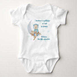 Body Para Bebê Vestuário De Bebê De Urso Azul