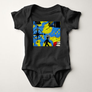 Body Para Bebê Viajante do Mundo
