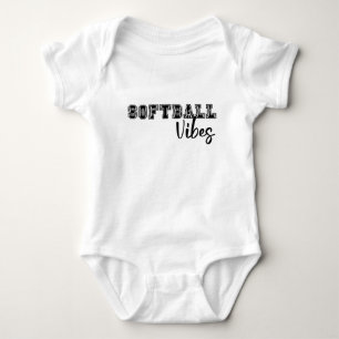Body Para Bebê Vibes de Softball