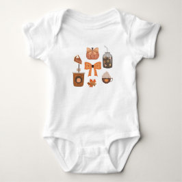 Body Para Bebê Vibrações de Outono