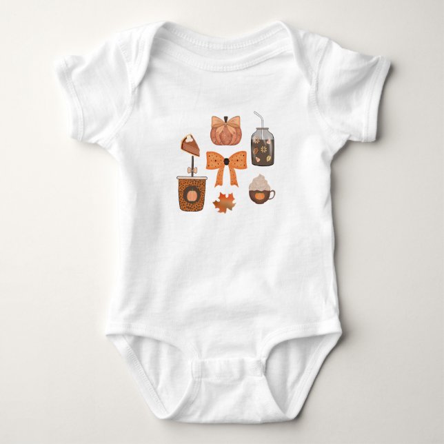 Body Para Bebê Vibrações de Outono (Frente)