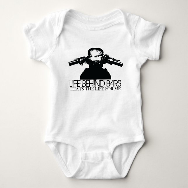 Body Para Bebê Vida atrás dos bares (Frente)