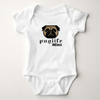 Vida do Pug - vida do cão do vândalo - bodysuit do