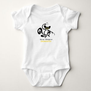 Body Para Bebê Vida selvagem - AYE-AYE Legal - Primato - Madagásc