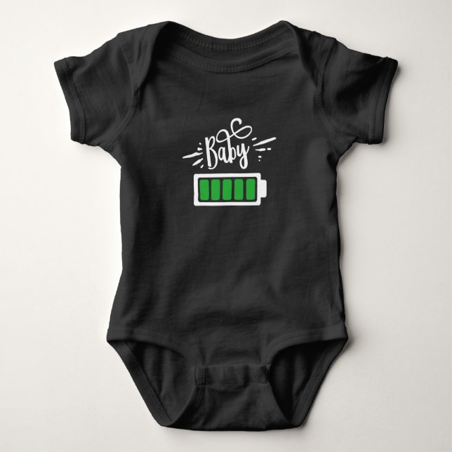 Body Para Bebê Vida útil da bateria do bebê (Frente)