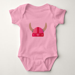 Body Para Bebê Viking Love Helmet