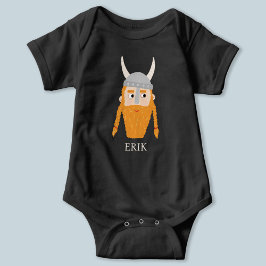Body Para Bebê Viking Personalizado Divertido