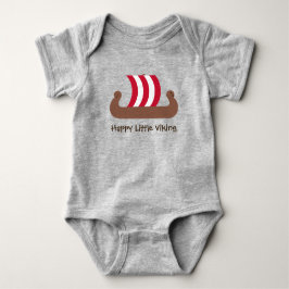 Body Para Bebê Viking Ship Baby - Nordic Infant - Bodysuit