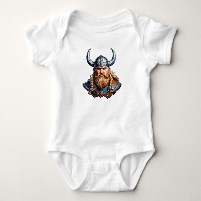Body Para Bebê Vikings Nórdicos (Frente)