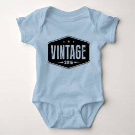 Body Para Bebê "Vintage 2016 "
