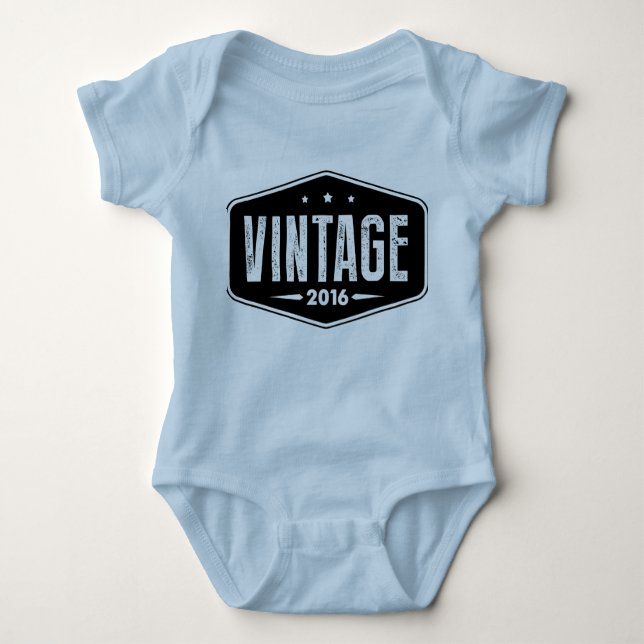 Body Para Bebê "Vintage 2016 " (Frente)