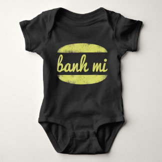 Body Para Bebê Vintage Banh Mi| Rua Comida