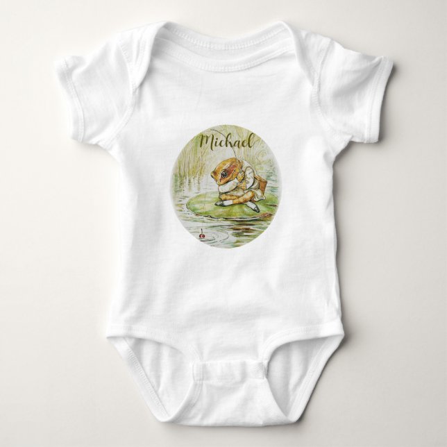 Body Para Bebê Vintage Beatrix Potter (Frente)