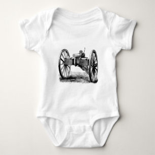 BODY PARA BEBÊ VINTAGE DO CANHÃO