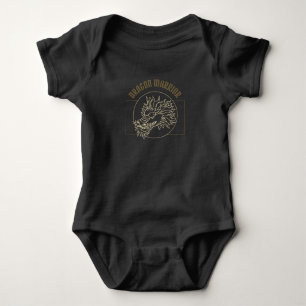Body Para Bebê Vintage Dragon Warrior