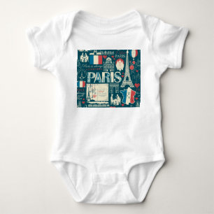 Body Para Bebê Vintage parisiense: Legalidade da República France