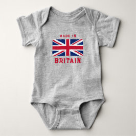 Body Para Bebê Vintage Union Jack