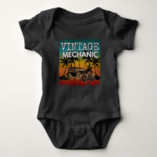 BODY PARA BEBÊ VINTAGEM MECÂNICA