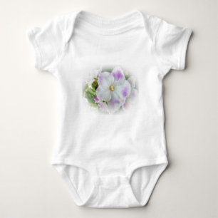Body Para Bebê Violetas africanas extravagantes do roxo e do