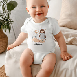 Body Para Bebê Virgo Baby: Pura e Celestial Personalizada de Virg