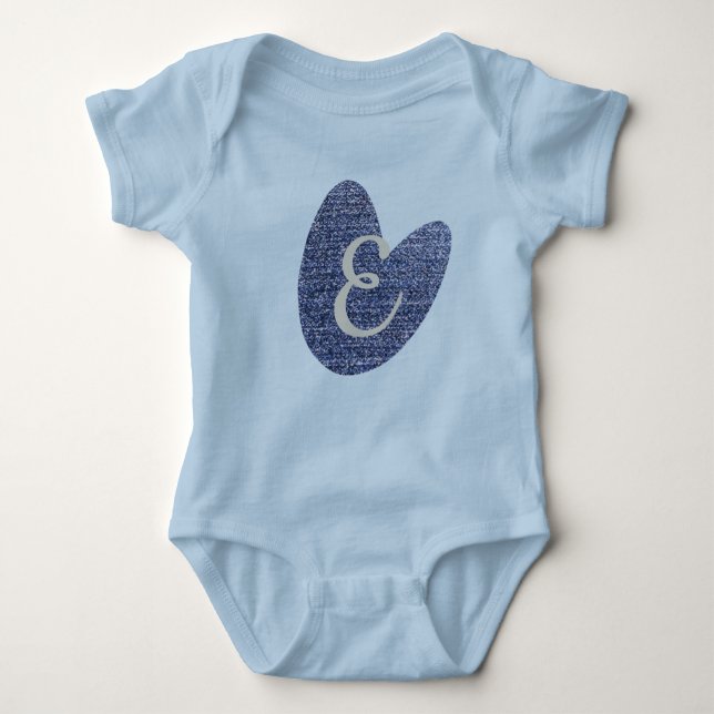 Body Para Bebê Visual Denim Legal (Frente)