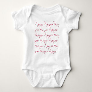 Body Para Bebê Viva Magenta Personalizada