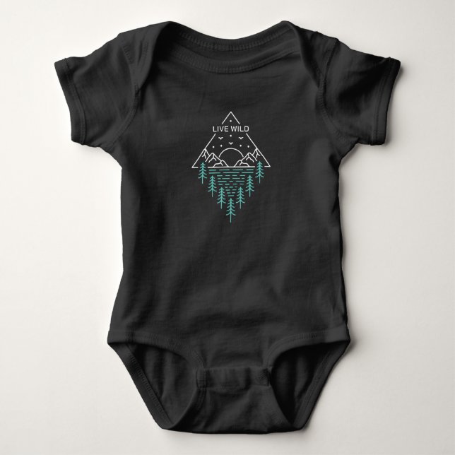 Body Para Bebê Vivo Selvagem (Frente)