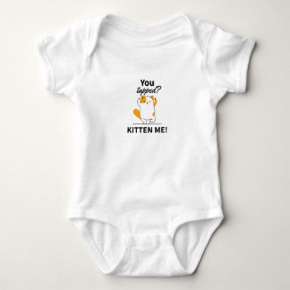 Body Para Bebê Você bateu? Gata-me!