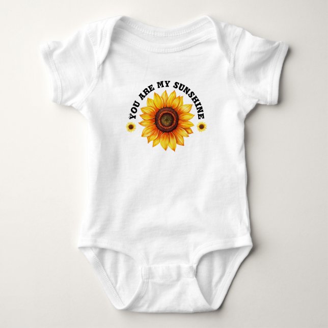 Body Para Bebê Você é meu sol (Frente)