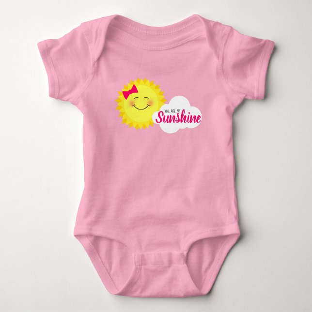 Body Para Bebê Você É Minha Rapariga Sol (Frente)