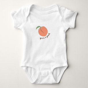 Body Para Bebê Você é um Pêssego