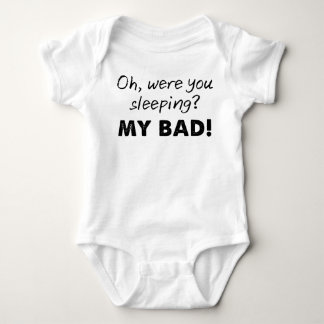 Body Para Bebê Você Estava Dormindo Meu Malvado Romper Rastreador