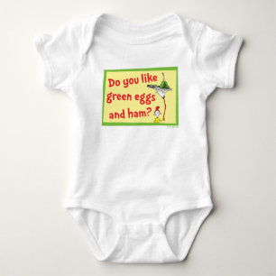 Body Para Bebê Você Gosta de Ovos Verdes e Presunto?