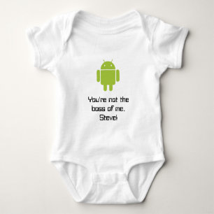 Body Para Bebê Você não é o chefe de mim, Steve