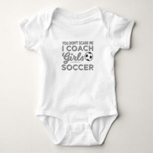 Body Para Bebê Você Não Me Assusta Eu Treino Futebol Feminino