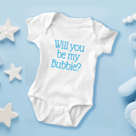 Body Para Bebê Você será meu Bubbie Cute Judeu Boy?