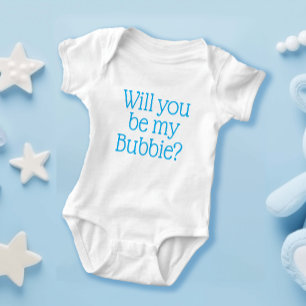 Body Para Bebê Você será meu Bubbie Cute Judeu Boy?