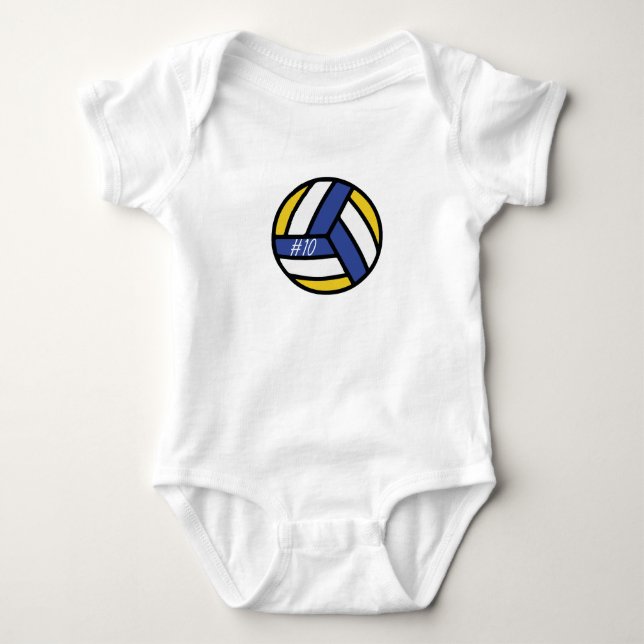 Body Para Bebê Voleibol Cujo (Frente)